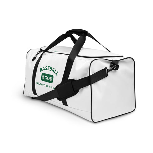 Baseball &God Shamrock Duffle Bag