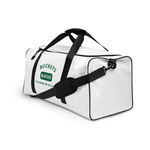 Buckets &God Shamrock Duffle Bag