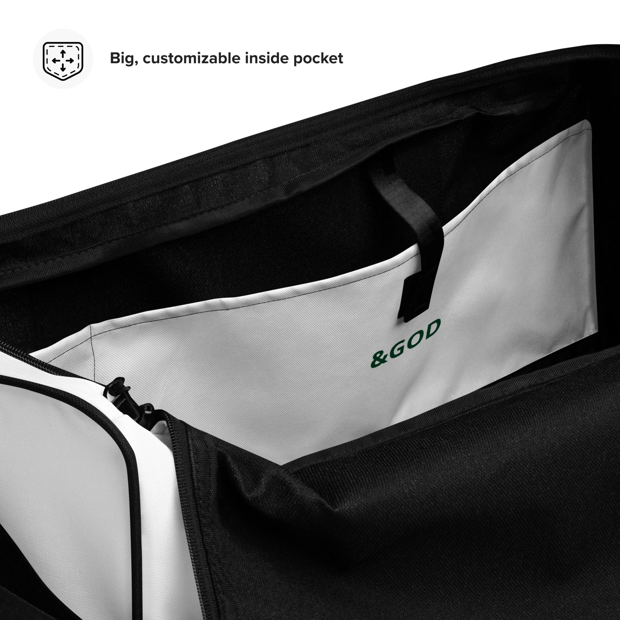 Volleyball &God Shamrock Duffle Bag