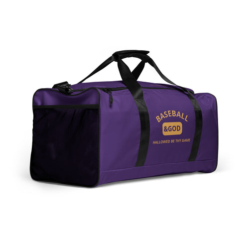 Baseball &God Icon Duffle Bag