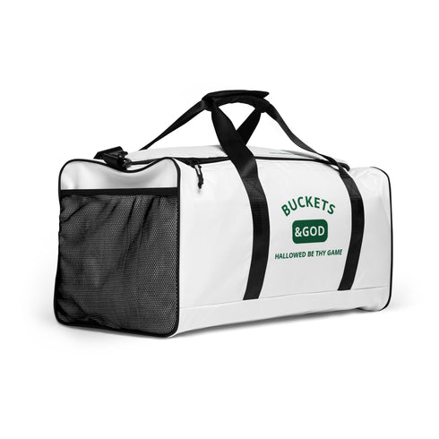 Buckets &God Shamrock Duffle Bag