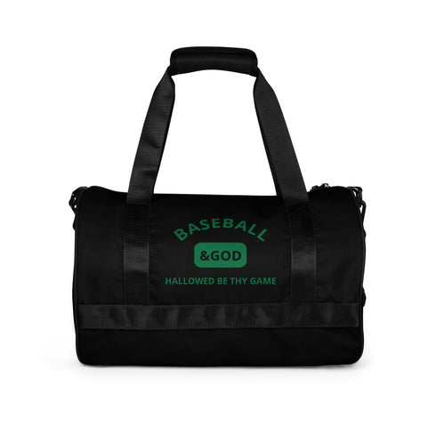 Baseball &God Evergreen Gym Bag