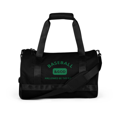 Baseball &God Evergreen Gym Bag