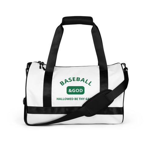 Baseball &God Shamrock Gym Bag