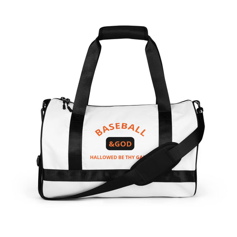 Baseball &God Outrageous Gym Bag