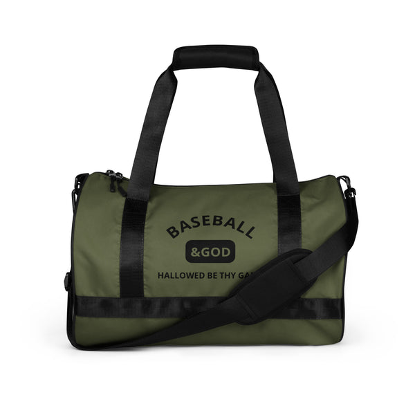 Baseball &God Game Gym Bag