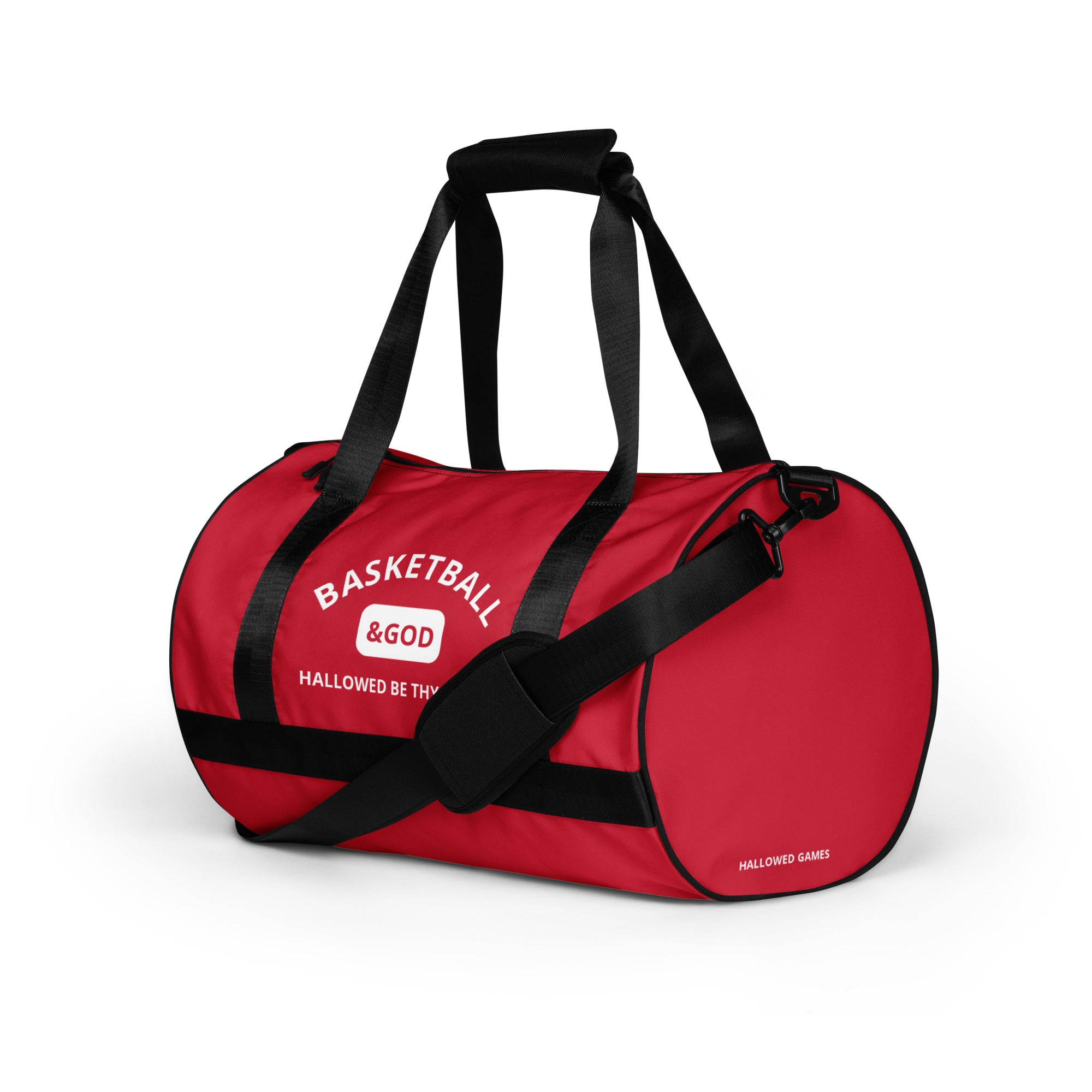Basketball &God Crimson Gym Bag