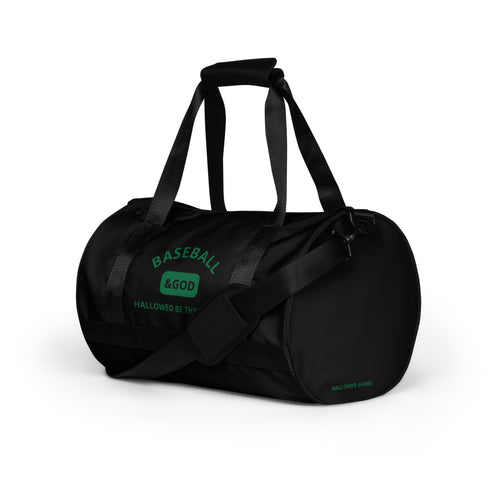 Baseball &God Evergreen Gym Bag