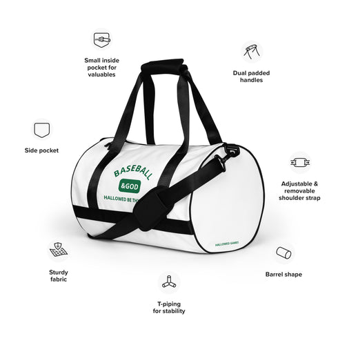 Baseball &God Shamrock Gym Bag