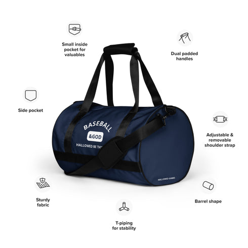 Baseball &God Classic Gym Bag