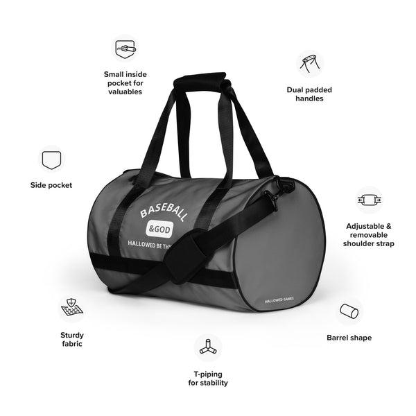 Baseball &God Smoke Gym Bag