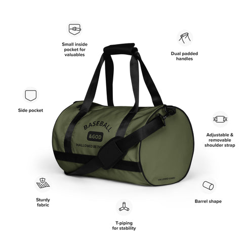 Baseball &God Game Gym Bag