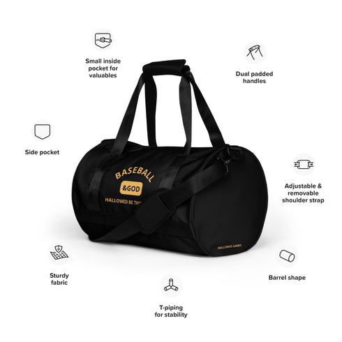 Baseball &God King Gym Bag