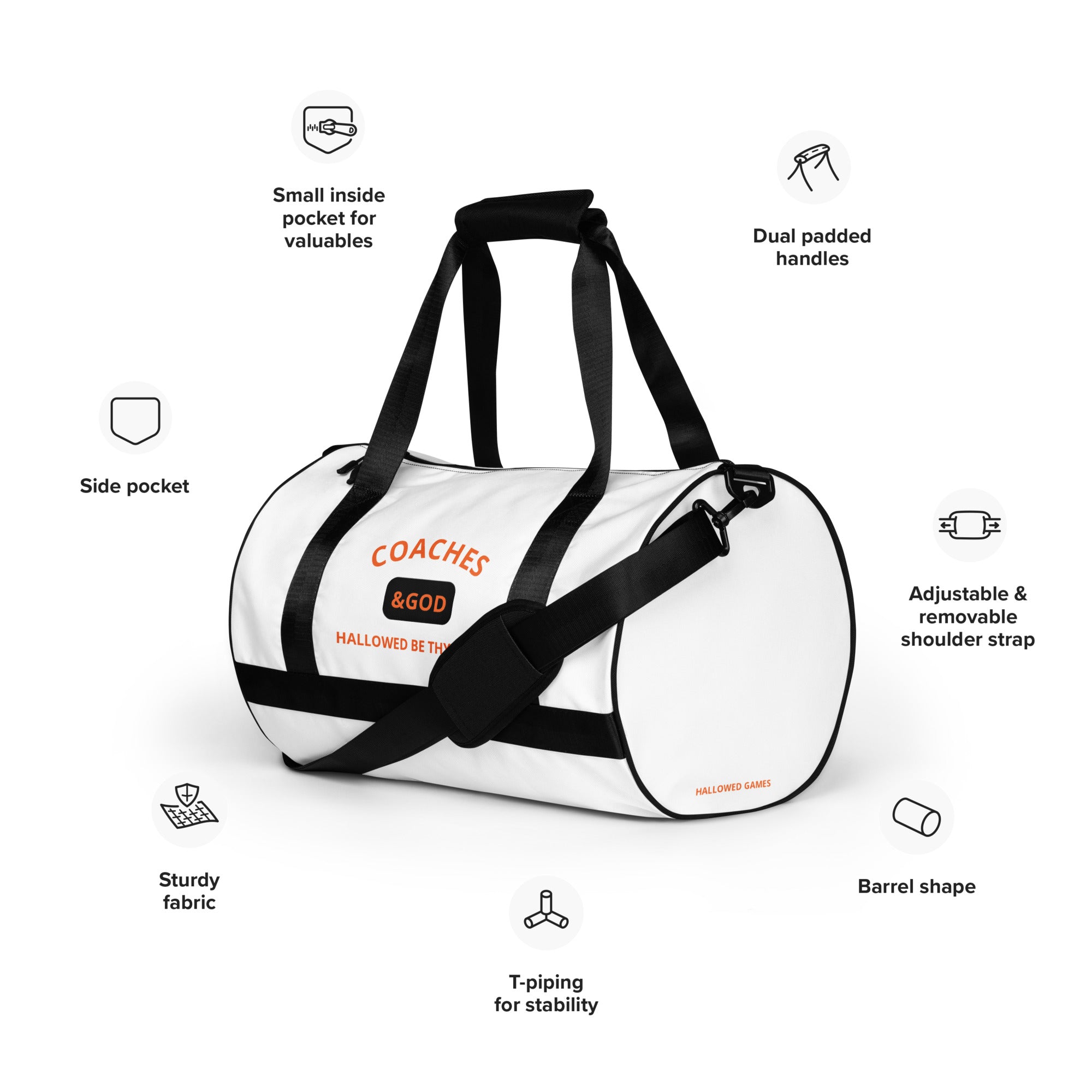 1STAR Coaches &God Outrageous Gym Bag