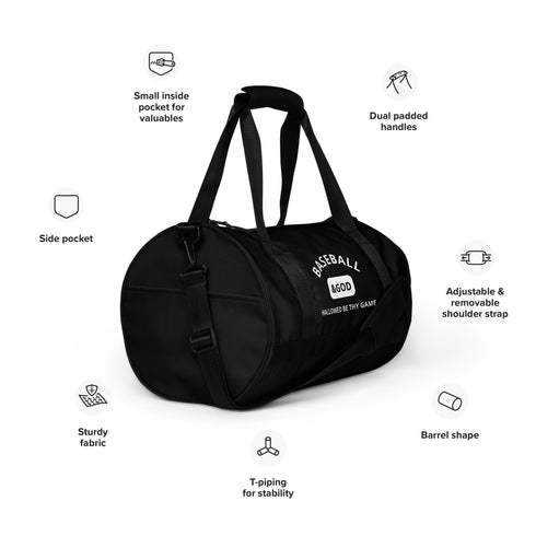 Baseball &God Gym Bag