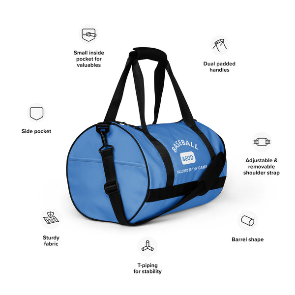 Baseball &God Sky Gym Bag