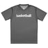 Basketball &God Grey Recycled Unisex Sports Jersey T-Shirt