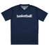 Basketball &God Navy Recycled Unisex Sports Jersey T-Shirt