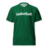Basketball &God Emerald Recycled Unisex Sports Jersey T-Shirt