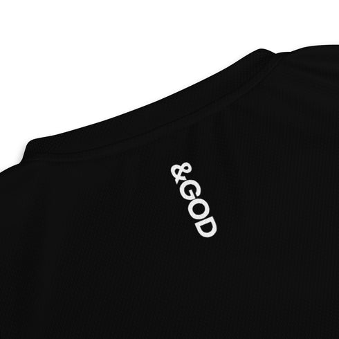 Basketball &God Onyx Recycled Unisex Sports Jersey T-Shirt