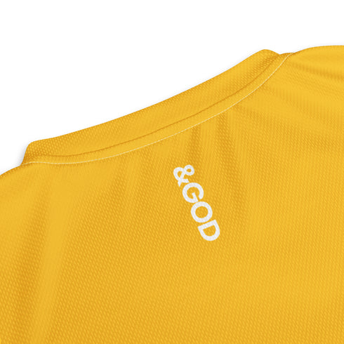 Basketball &God Tuscan Recycled Unisex Sports Jersey T-Shirt