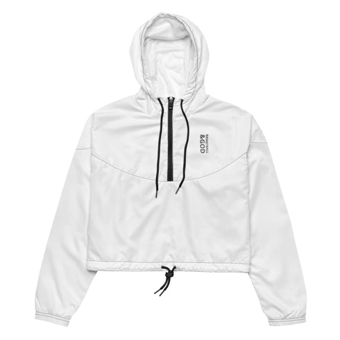 Basketball &God Vertical Smoke Women’S Crop Windbreaker