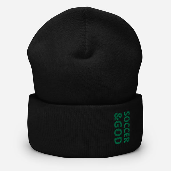 Soccer &God Irish Cuffed Beanie