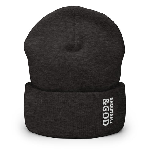 Basketball &God Cuffed Beanie