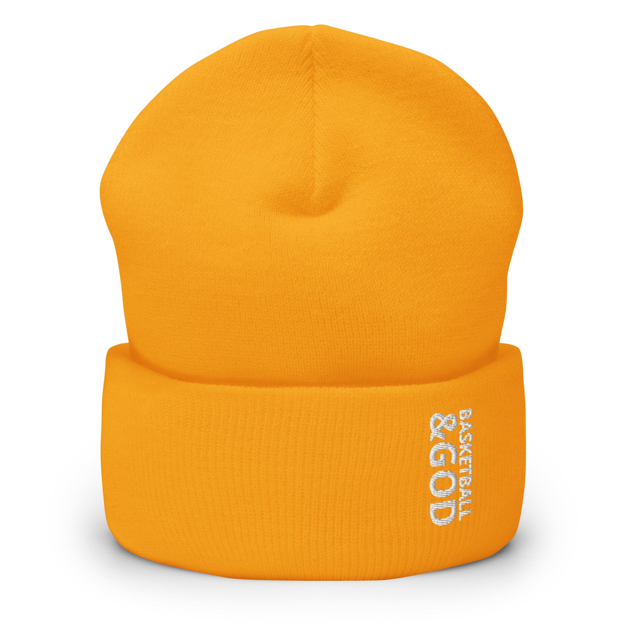 Basketball &God Cuffed Beanie
