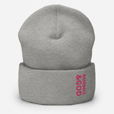 Baseball &God Flamingo Cuffed Beanie