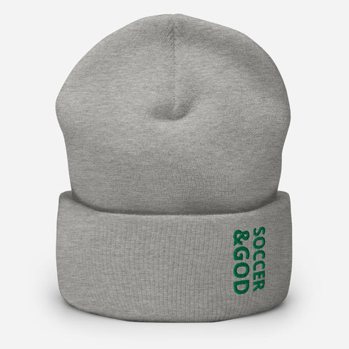 Soccer &God Irish Cuffed Beanie