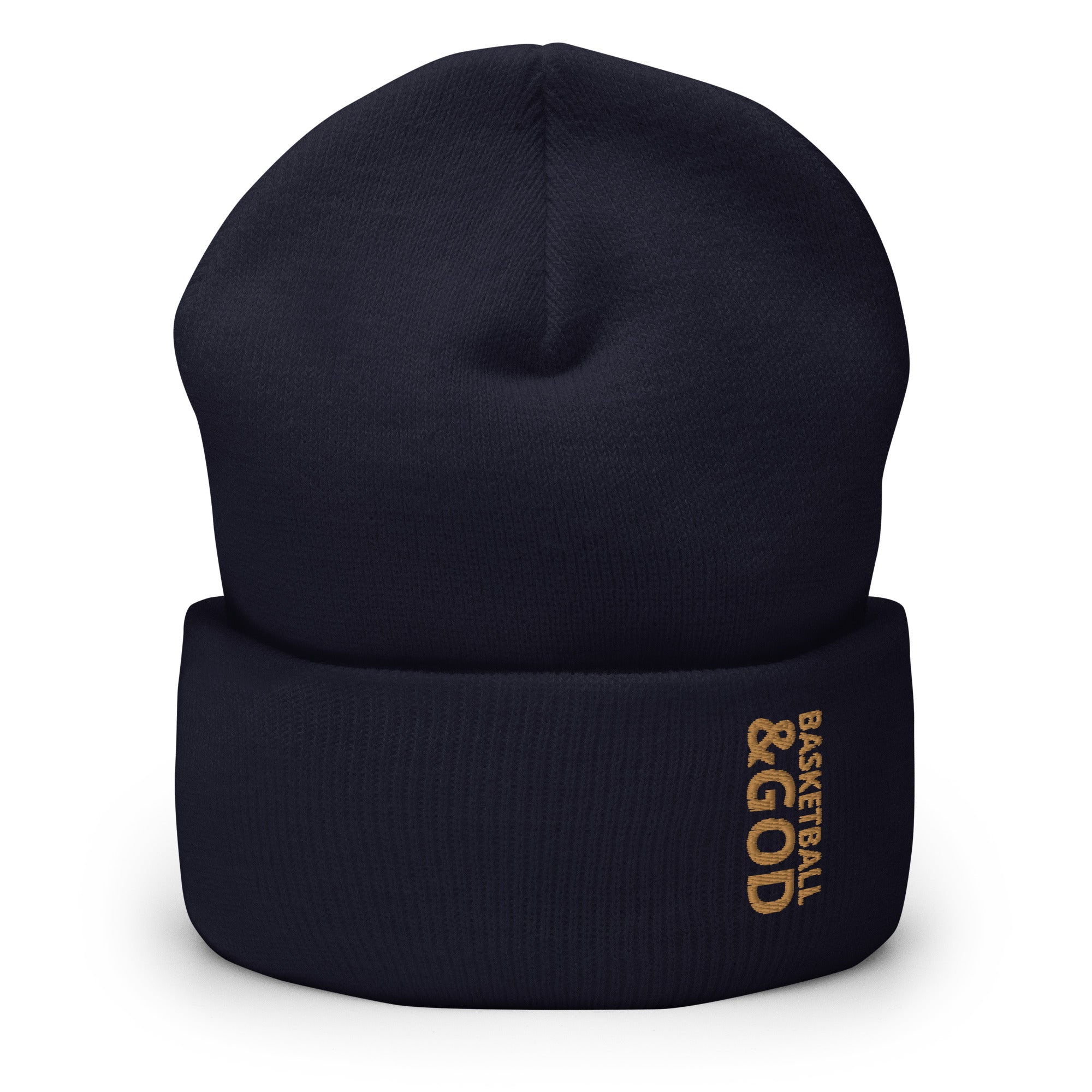 Basketball &God Zest Cuffed Beanie