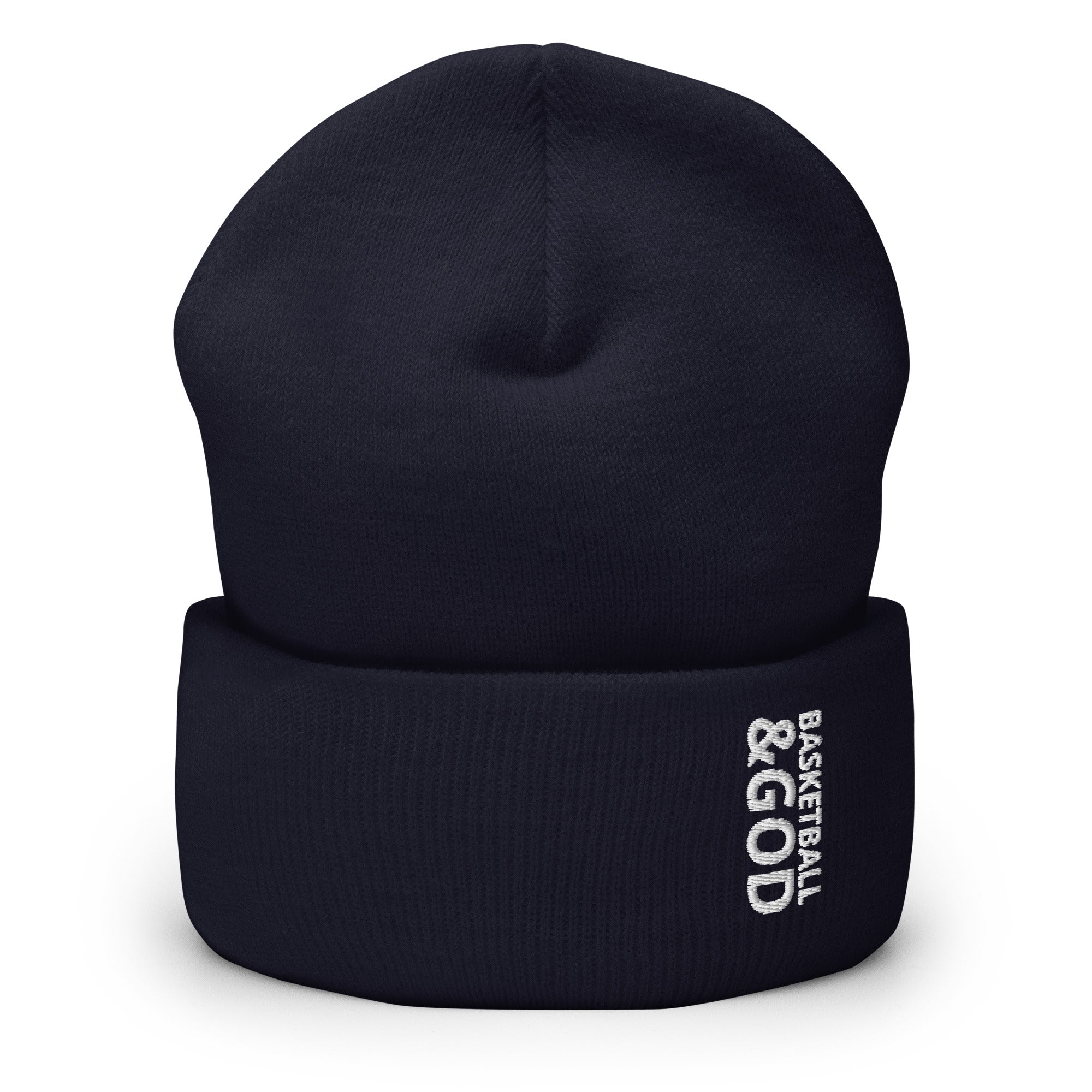 Basketball &God Cuffed Beanie