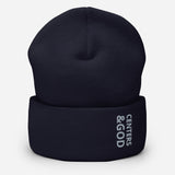 Centers &God Smoke Cuffed Beanie