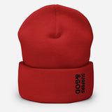 Surfers &God Onyx Cuffed Beanie