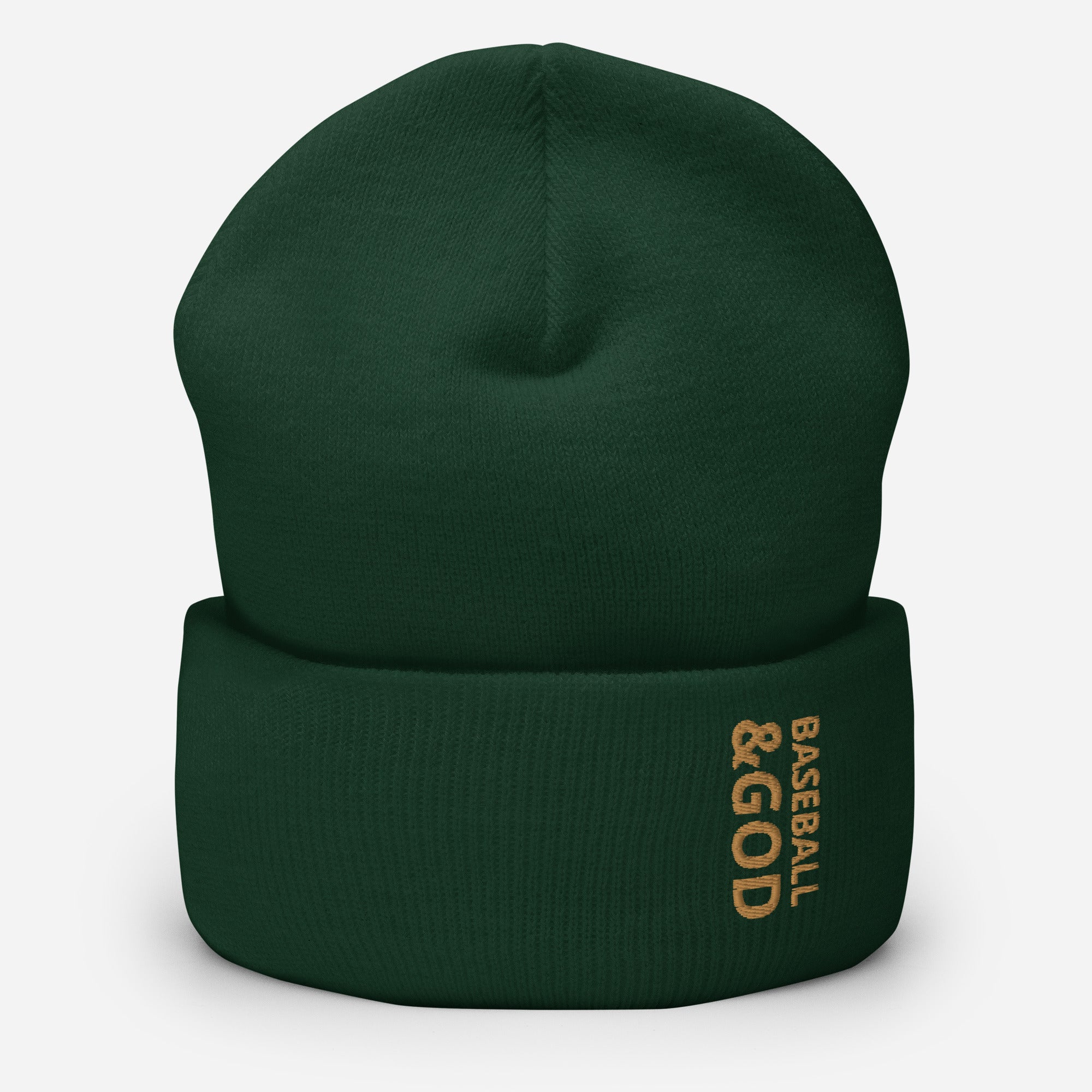 Baseball &God Zest Cuffed Beanie