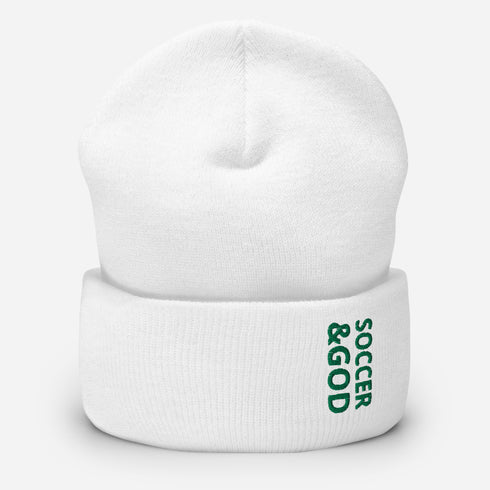 Soccer &God Irish Cuffed Beanie