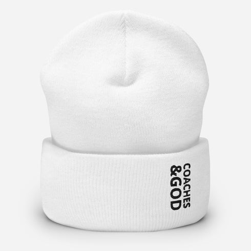 1STAR Coaches &God Onyx Cuffed Beanie