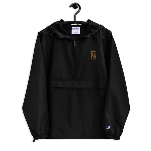 Buckets &God Zest Embroidered Champion Packable Jacket