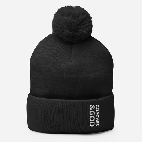 1STAR Coaches &God Pom-Pom Beanie
