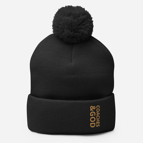1STAR Coaches &God Zest Pom-Pom Beanie