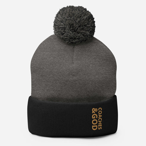 1STAR Coaches &God Zest Pom-Pom Beanie