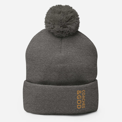 1STAR Coaches &God Zest Pom-Pom Beanie
