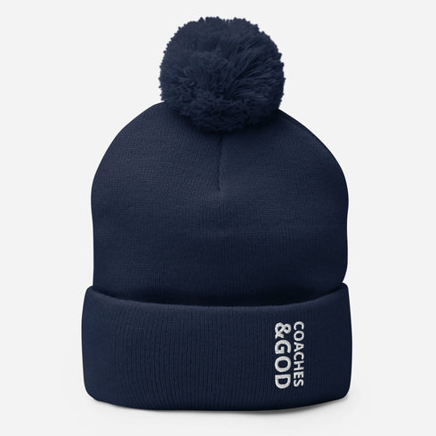 1STAR Coaches &God Pom-Pom Beanie