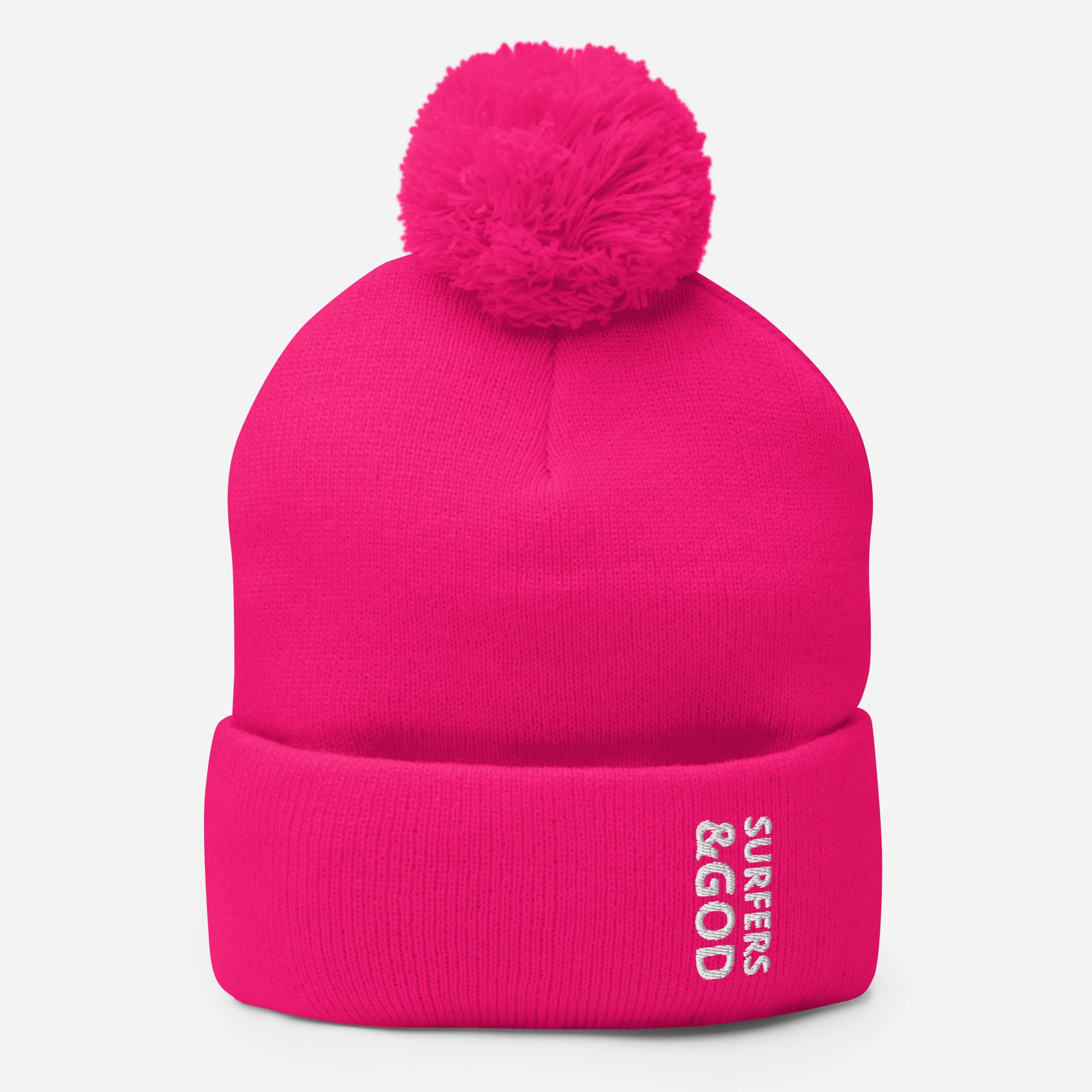 Surfers &God Pom-Pom Beanie