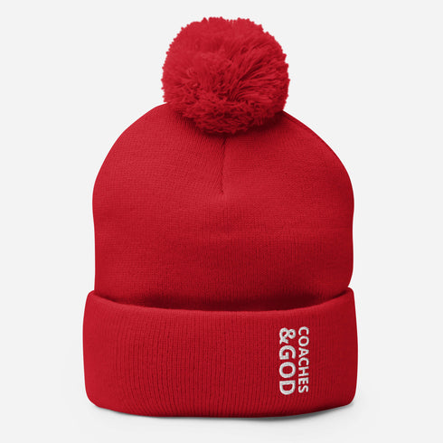 1STAR Coaches &God Pom-Pom Beanie