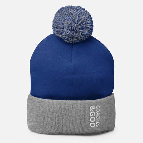 1STAR Coaches &God Pom-Pom Beanie