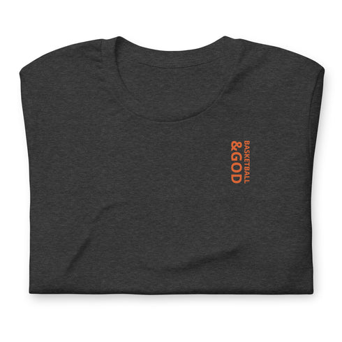 Basketball &God Orange T-Shirt