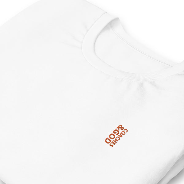 1STAR Coaches &God Vertical Orange T-Shirt