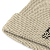Soccer &God Vertical Onyx Waffle Beanie